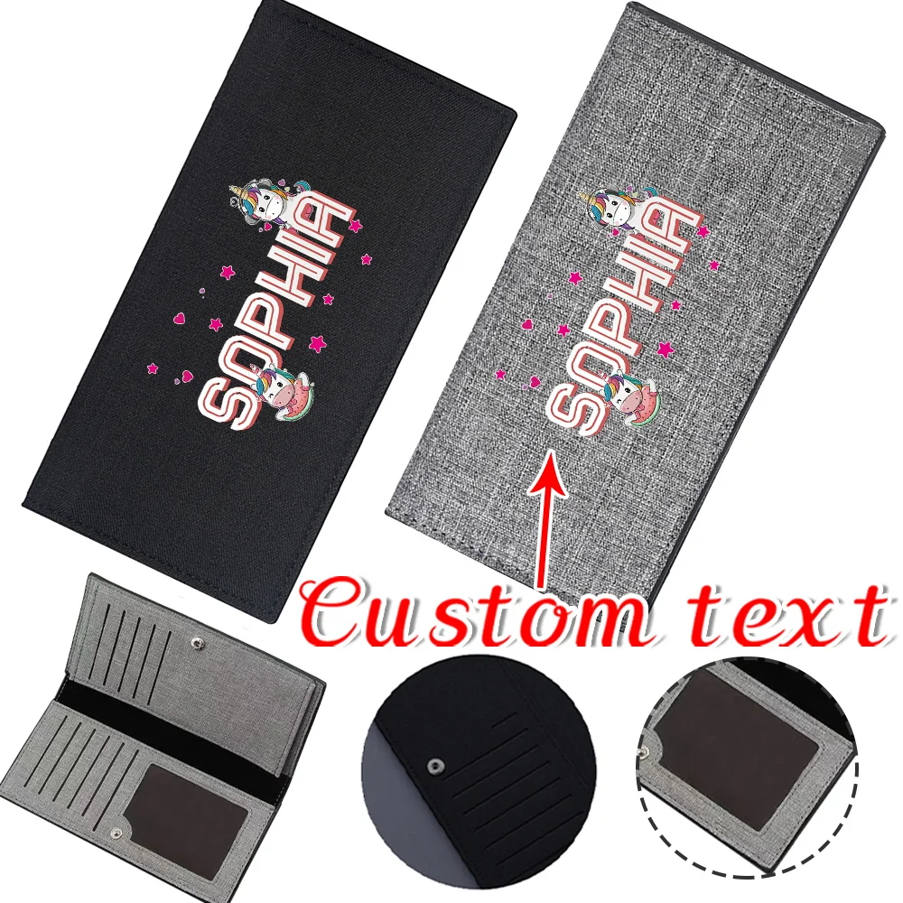 Customized Name Wallet ID Card Bank Card Multi Functional Storage Bag High Quality Wallet Cartoon Pattern
Customized Name Wallet ID Card Bank Card Multi Functional Storage Bag High Quality Wallet Cartoon Pattern