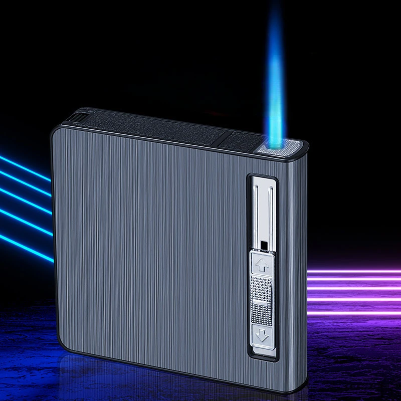 20 Cigarette Lighter Whole Packaging Creative Direct-pull Windproof Cigarette Box Cigarette Lighter Men's Smoking Accessories
20 Cigarette Lighter Whole Packaging Creative Direct-pull Windproof Cigarette Box Cigarette Lighter Men's Smoking Accessories