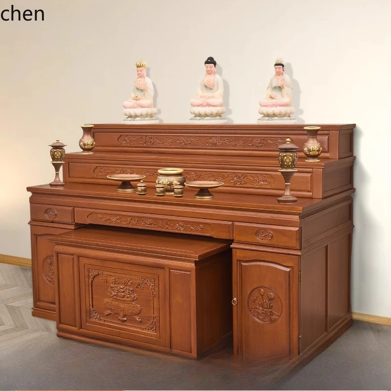 LXC Altar Incense Case Solid Wood God Cabinet Buddha Buddhist Shrine Household God of Wealth Worship Altar
LXC Altar Incense Case Solid Wood God Cabinet Buddha Buddhist Shrine Household God of Wealth Worship Altar