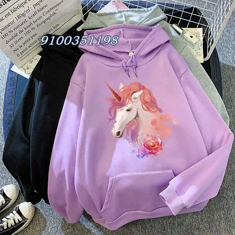 Cute Unicorn Print Hoodies Women Pink Flowers Sweatshirt Girls Long-Sleeved Winter/Spring/Autumn Clothes Punk Style Tops
Cute Unicorn Print Hoodies Women Pink Flowers Sweatshirt Girls Long-Sleeved Winter/Spring/Autumn Clothes Punk Style Tops