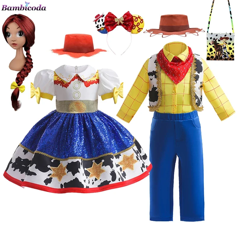 2025 Girls Dress Boys Sets Toy Cartoon Cow Frocks Halloween Clothes Party Vestidos Cosplay Kids Costume Role Playing Dress up
2025 Girls Dress Boys Sets Toy Cartoon Cow Frocks Halloween Clothes Party Vestidos Cosplay Kids Costume Role Playing Dress up
