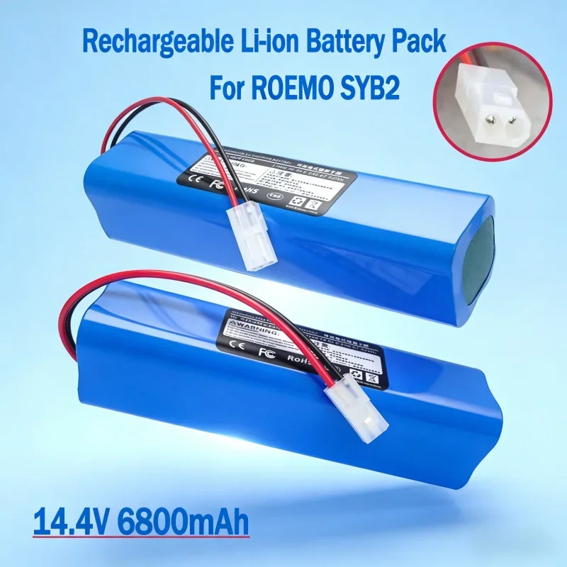 6800mAh.4s2p.14.4v. For ROEMO SYB2 Original Accessories Lithium BatteryRechargeable Battery Pack
6800mAh.4s2p.14.4v. For ROEMO SYB2 Original Accessories Lithium BatteryRechargeable Battery Pack
