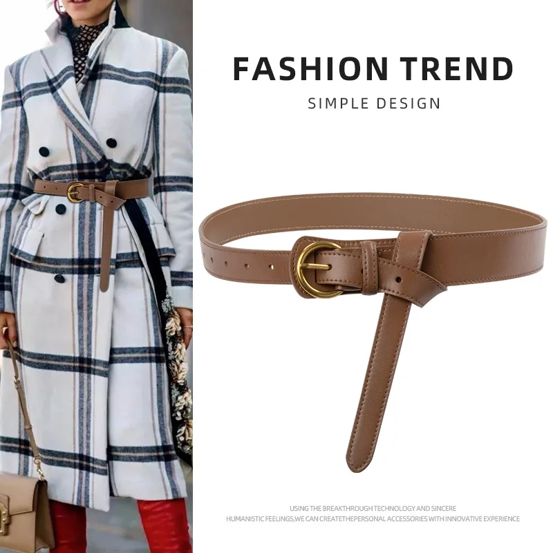 Western Leather Gold Pin Buckle Women Waistband Belt Dress Sweater Coat Show Waist Cummerbund for Ladies
Western Leather Gold Pin Buckle Women Waistband Belt Dress Sweater Coat Show Waist Cummerbund for Ladies