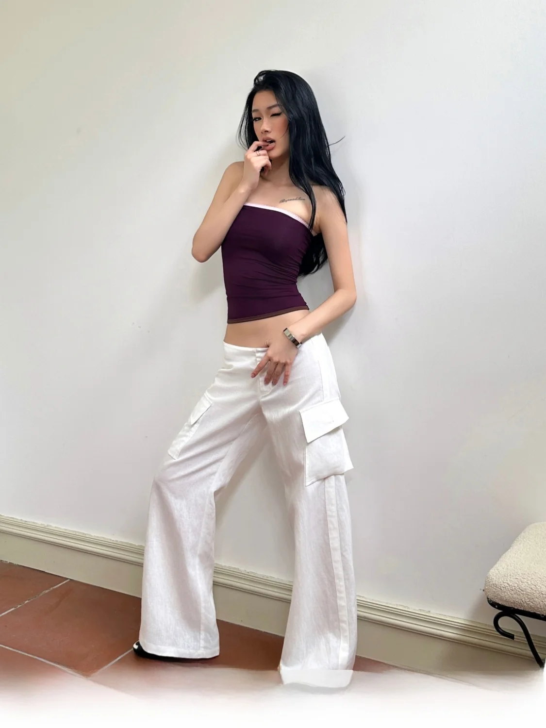 Audwyn Women's Linen Straight Leg Pants Low Waist Drapey Slimming Lazy Wide Leg Spicy Loose Feel Long Trousers Street Style
Audwyn Women's Linen Straight Leg Pants Low Waist Drapey Slimming Lazy Wide Leg Spicy Loose Feel Long Trousers Street Style