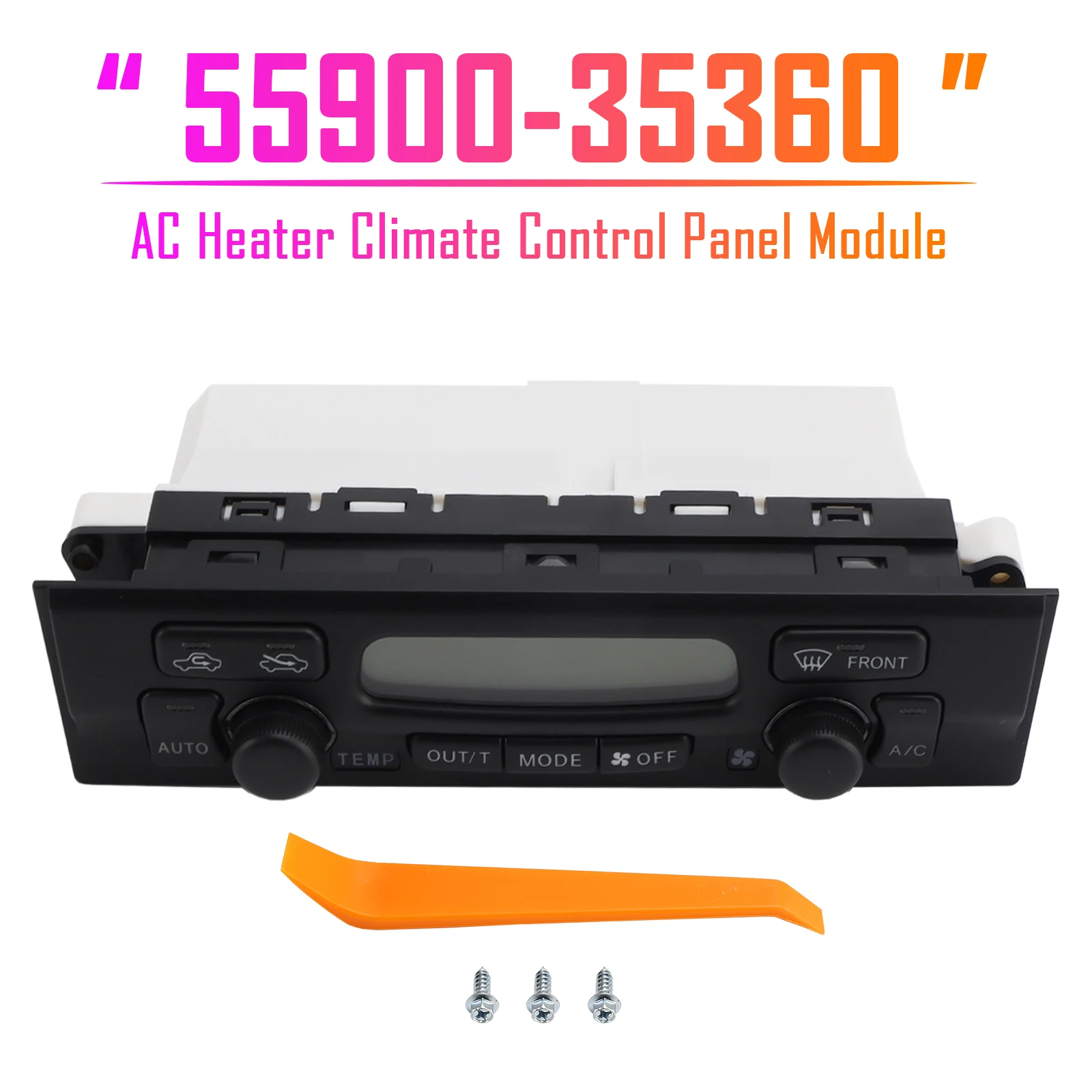 Areyourshop AC Heater Climate Control Panel Module for Toyota 4Runner 1999-2002 55900-35360
Areyourshop AC Heater Climate Control Panel Module for Toyota 4Runner 1999-2002 55900-35360
