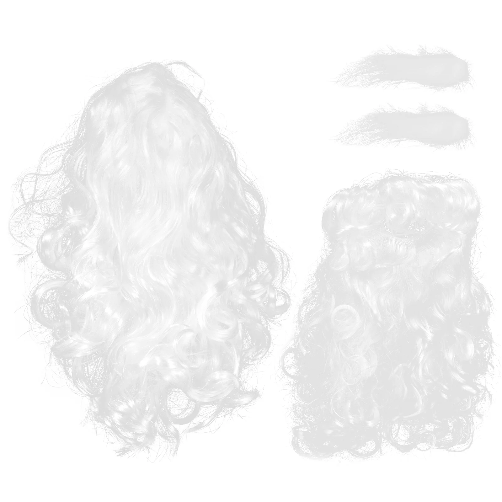 Santa Claus White Beard Christmas Suit for Men Eyebrow Halloween Curly Human Hair
Santa Claus White Beard Christmas Suit for Men Eyebrow Halloween Curly Human Hair