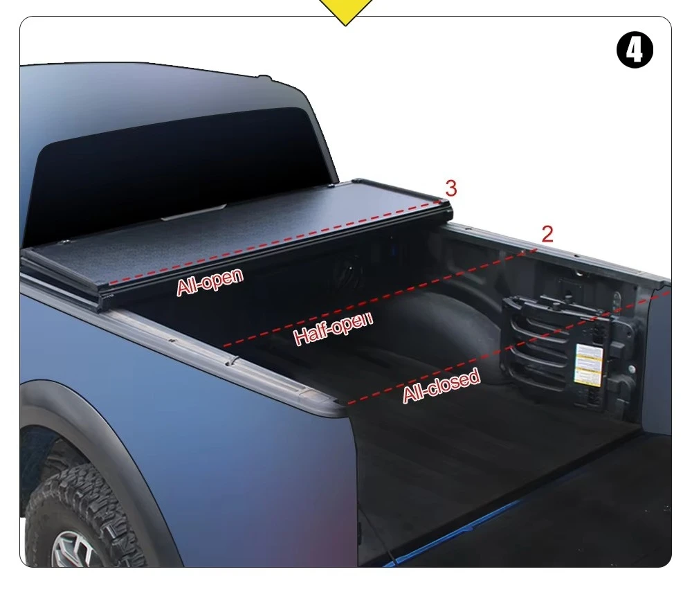 Hard Top Hard Tri-Fold Tonneau Cover for Dodge Ram 1500 2009-2018 Truck Bed Waterproof Function
Hard Top Hard Tri-Fold Tonneau Cover for Dodge Ram 1500 2009-2018 Truck Bed Waterproof Function