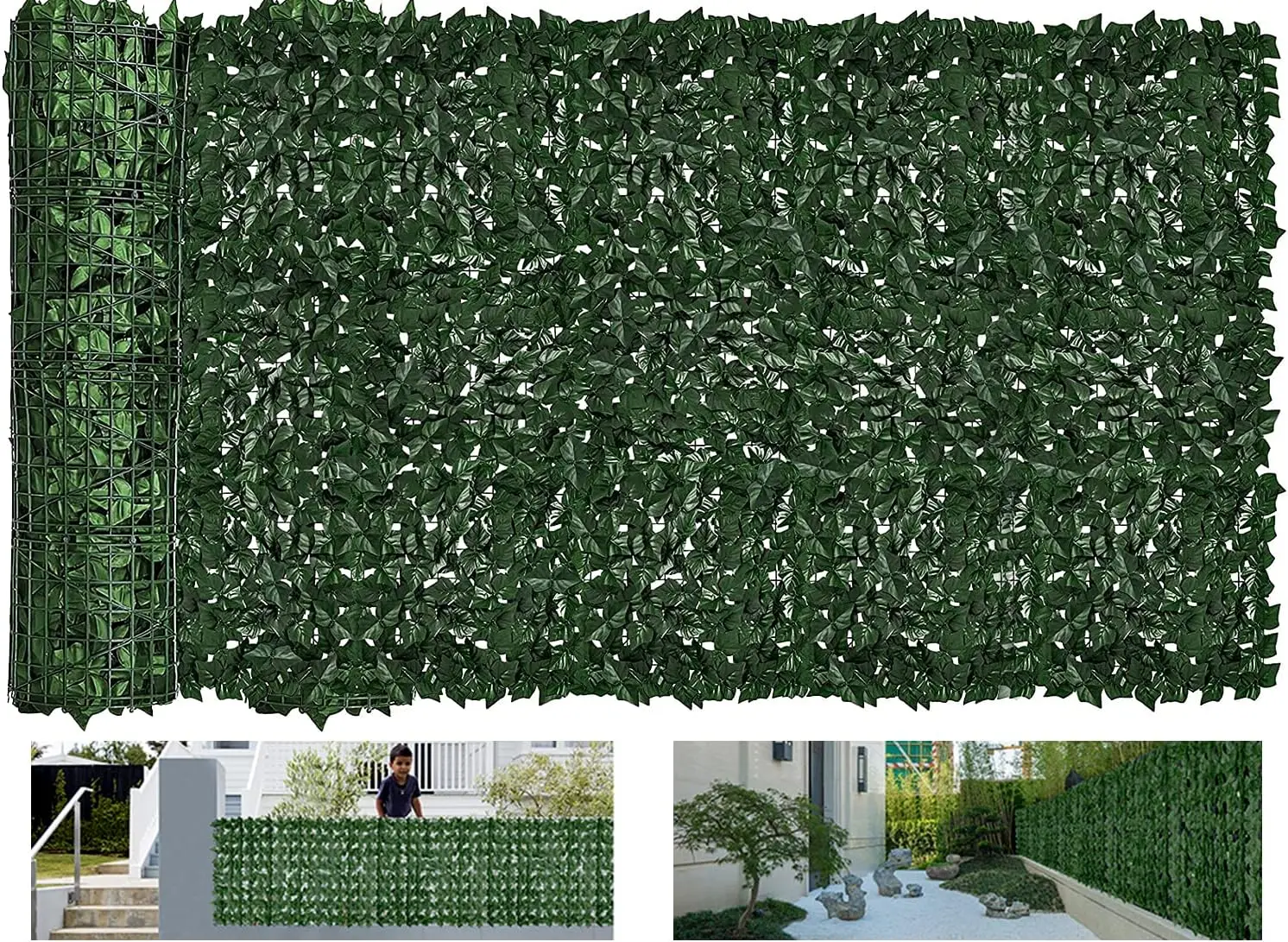 Expandable Artificial Ivy Privacy Fence Screen, Fake Hedge Wall for Garden Yard Balcony, 197x40 Inches
Expandable Artificial Ivy Privacy Fence Screen, Fake Hedge Wall for Garden Yard Balcony, 197x40 Inches
