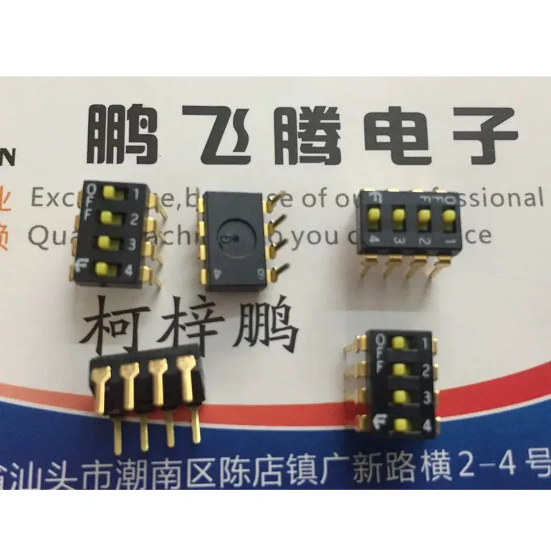 2pcs/lots Japan DSS804 Dip Switch 4 Position 4P Piano Key Flat Dial Coding 2.54mm Pitch
2pcs/lots Japan DSS804 Dip Switch 4 Position 4P Piano Key Flat Dial Coding 2.54mm Pitch