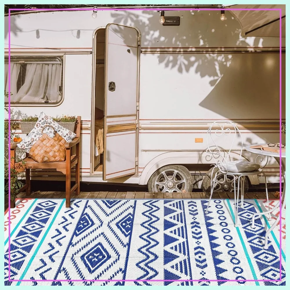 Waterproof Outdoor Rug 9x12 Portable Camping Mat for Patio RV Backyard
Waterproof Outdoor Rug 9x12 Portable Camping Mat for Patio RV Backyard