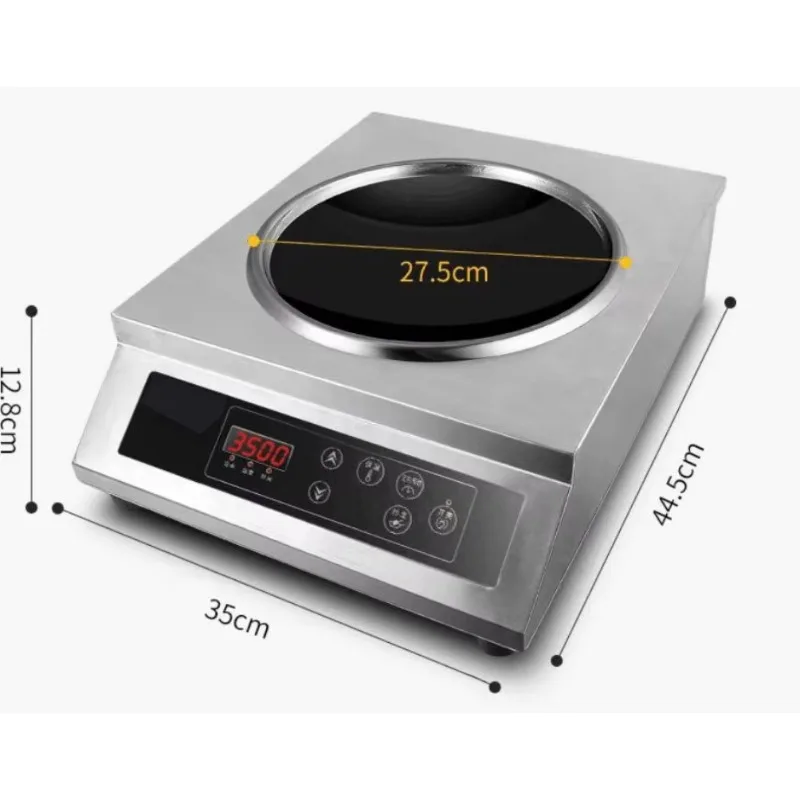 Plug-And-Play All Stainless Steel 3.5KW Induction Cooker Easy Cleaning
Plug-And-Play All Stainless Steel 3.5KW Induction Cooker Easy Cleaning