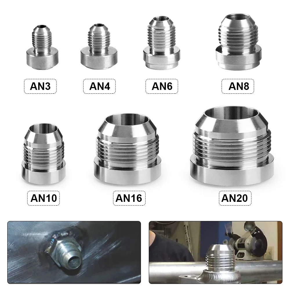 1PCS AN6 AN8 AN10 AN12 AN16 AN20 Male Billet Stainless Steel Straight Male Weld Fitting Adapter Weld Bung Nitrous Pipe Connector
1PCS AN6 AN8 AN10 AN12 AN16 AN20 Male Billet Stainless Steel Straight Male Weld Fitting Adapter Weld Bung Nitrous Pipe Connector