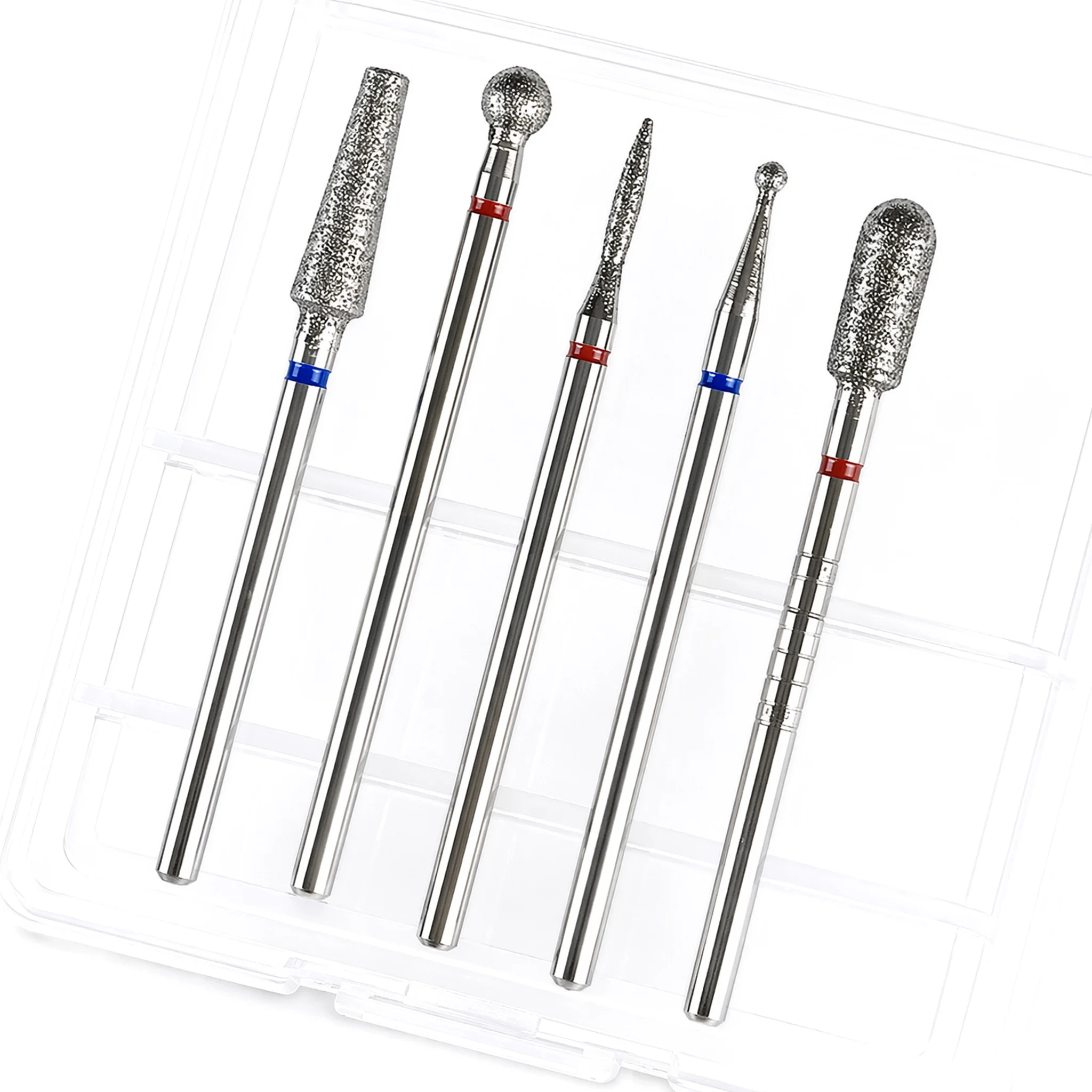 Professional Russian Manicure Diamond Drill Bits Set - Coarse Grit Nail Art Tools for Cuticle Removal, Nail Prep & E-file Use
Professional Russian Manicure Diamond Drill Bits Set - Coarse Grit Nail Art Tools for Cuticle Removal, Nail Prep & E-file Use