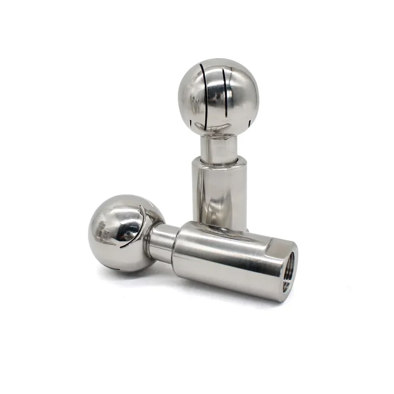 BSP1/2 "- 2" Inch SS304/SS316L Stainless Steel Internal Thread Sanitary CIP Tank Cleaning Head 360 Degree Rotary Spray Ball
BSP1/2 "- 2" Inch SS304/SS316L Stainless Steel Internal Thread Sanitary CIP Tank Cleaning Head 360 Degree Rotary Spray Ball