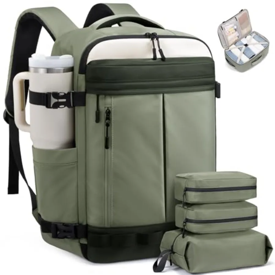 LOVEVOOK 50L Travel Backpack for Women Men, Airline Approved Carry On Luggage with 3 Cubes Accessories, TSA Personal Item Trave
LOVEVOOK 50L Travel Backpack for Women Men, Airline Approved Carry On Luggage with 3 Cubes Accessories, TSA Personal Item Trave