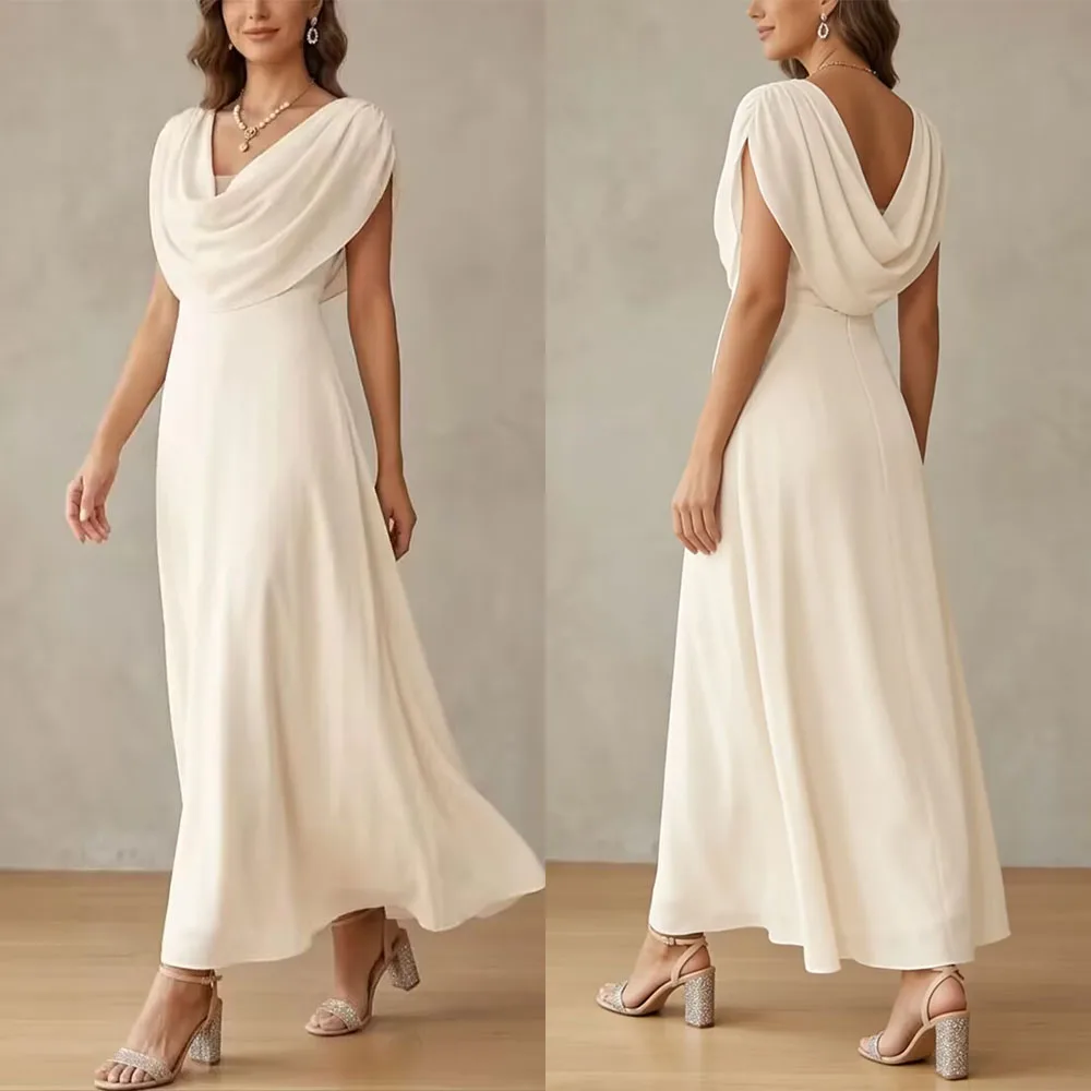 Customized Ankle Length Sleeveless White Dress Woman Elegant Party Wedding Vestidos De Festa Вечернее Платье Elie Saab فستان
Customized Ankle Length Sleeveless White Dress Woman Elegant Party Wedding Vestidos De Festa Вечернее Платье Elie Saab فستان