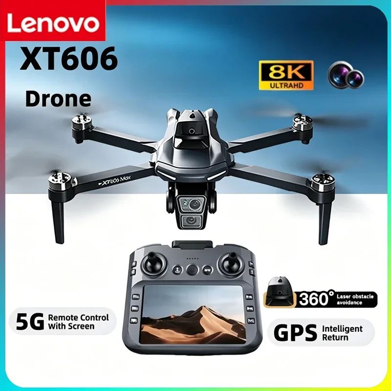 Lenovo XT606 MAX Quadcopter 8K HD Shooting 360 Obstacle Avoidance FPV Real Time View Lightweight Portable Easy Operate Drone
Lenovo XT606 MAX Quadcopter 8K HD Shooting 360 Obstacle Avoidance FPV Real Time View Lightweight Portable Easy Operate Drone