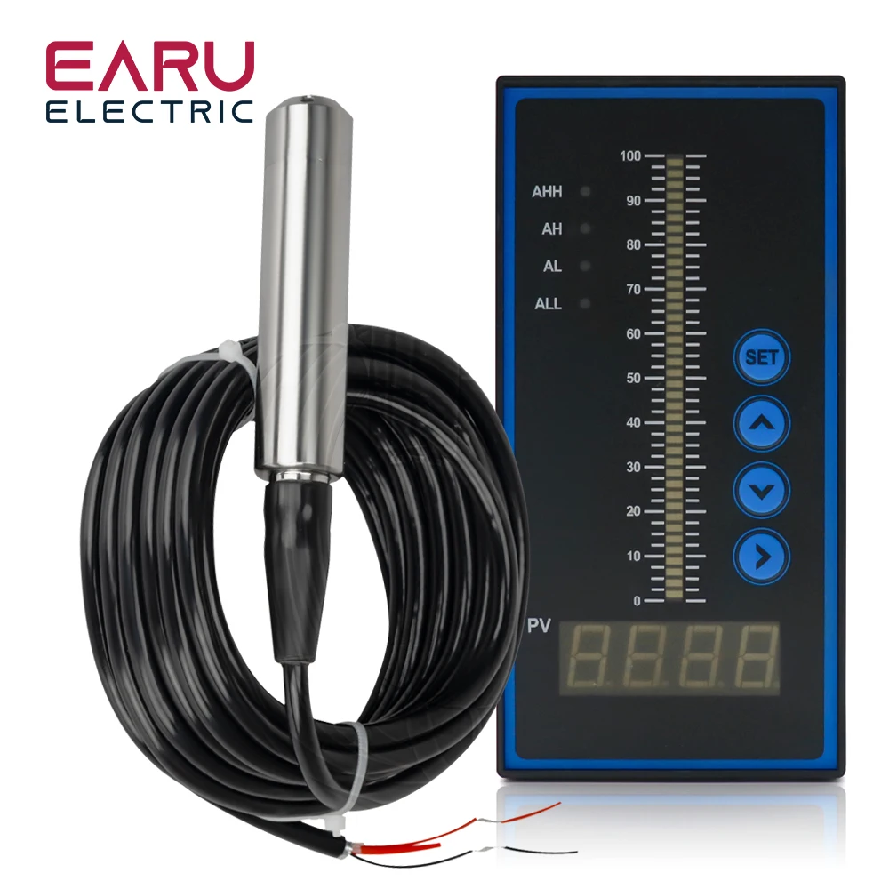 1set 4-20MA Output Integral Liquid Oil Water Level Sensor Probe Transmitter Detect with Smart Controller Float Switch Alarm Pump
1set 4-20MA Output Integral Liquid Oil Water Level Sensor Probe Transmitter Detect with Smart Controller Float Switch Alarm Pump