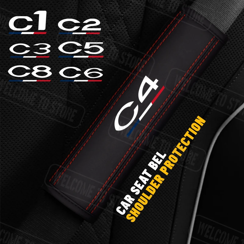 2Pcs For Citroen C1 C2 C3 C4 C5 C6 C8 Flag Of France Emblem Logo Leather Car Safety Belt Shoulder Cover Pads Interior Decoration
2Pcs For Citroen C1 C2 C3 C4 C5 C6 C8 Flag Of France Emblem Logo Leather Car Safety Belt Shoulder Cover Pads Interior Decoration