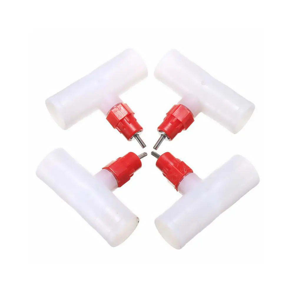 20pcs Chicken Drinking Fountain Auto Drinker Water Nipple For Poultry Farming Easy Clean Removable Durable Plastic Steel Nipples 
20pcs Chicken Drinking Fountain Auto Drinker Water Nipple For Poultry Farming Easy Clean Removable Durable Plastic Steel Nipples