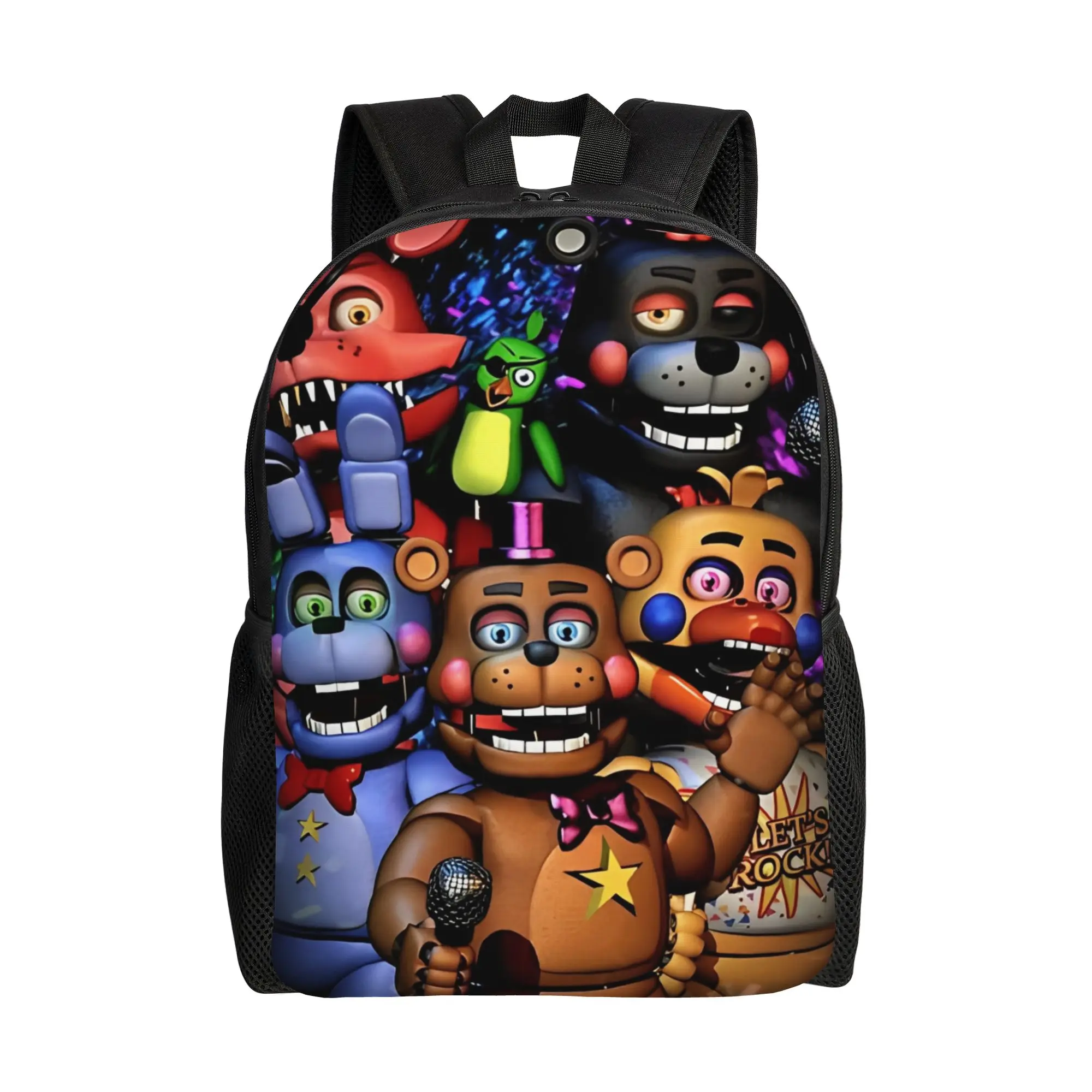 FNAF Horror Game Backpack for Men Women Casual Student Work Daypack Freddys Movie Laptop Shoulder Bag Durable
FNAF Horror Game Backpack for Men Women Casual Student Work Daypack Freddys Movie Laptop Shoulder Bag Durable