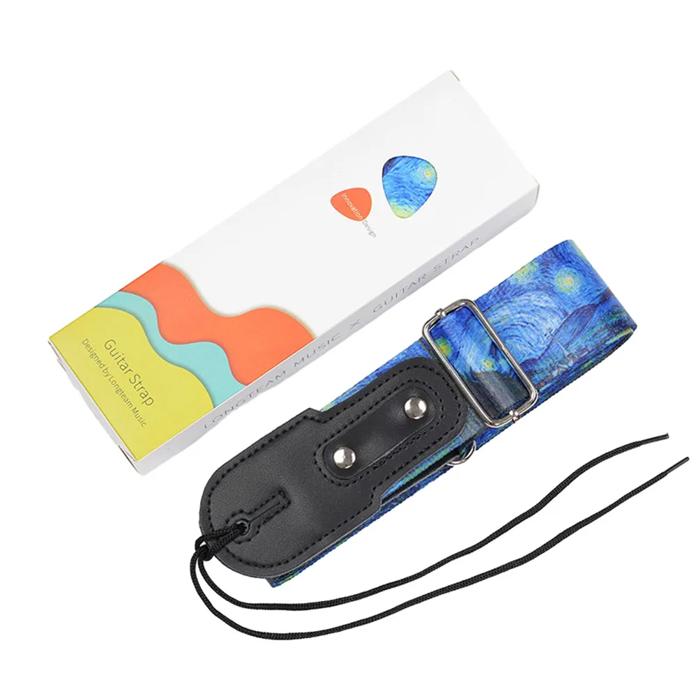 Guitar Strap Blue Star Night For Eletric Acoustic Folk Guitar Adjustable Thicken Leather Back Strap Guitar Accessories
Guitar Strap Blue Star Night For Eletric Acoustic Folk Guitar Adjustable Thicken Leather Back Strap Guitar Accessories