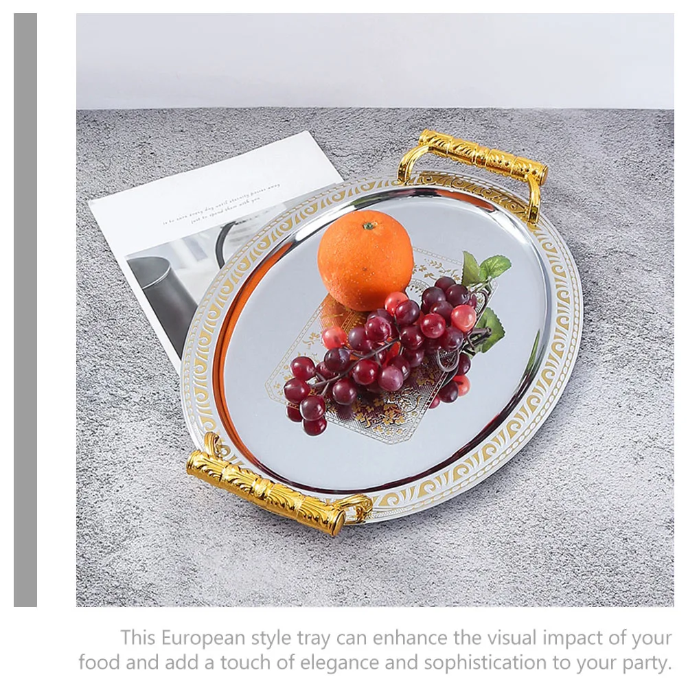 Stainless Steel Tray Fruit Platter Snack Small Serving Trays for Eating Food Dessert Appetizer
Stainless Steel Tray Fruit Platter Snack Small Serving Trays for Eating Food Dessert Appetizer