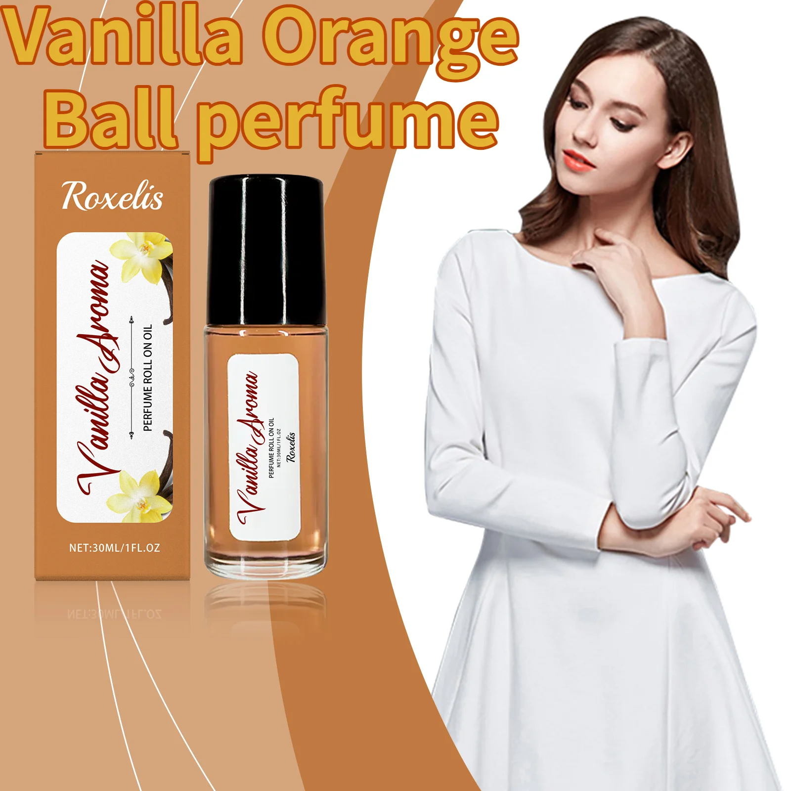 Vanilla Orange Ball Perfume Lasting Surround Delicate Elegant Flavor Show Women Charm Elegant Temperament Portable Perfume 30ml
Vanilla Orange Ball Perfume Lasting Surround Delicate Elegant Flavor Show Women Charm Elegant Temperament Portable Perfume 30ml