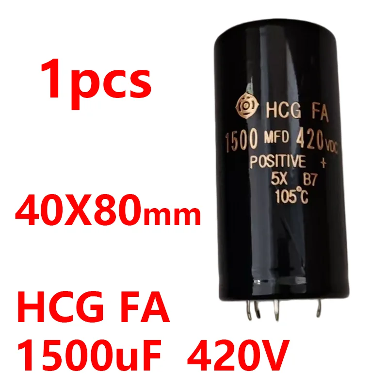 Конденсатор HCG FA 420V 1500UF 420VDC, 4-контактный, для фильтрации переменной частоты, 1500UF420V
Конденсатор HCG FA 420V 1500UF 420VDC, 4-контактный, для фильтрации переменной частоты, 1500UF420V