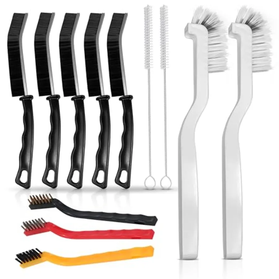 12pcs Cleaning Brush Set, Straw Brushes, Hard Bristle Crevice Cleaning for Kitchen, Bathroom, Corner, Window, Faucets, Grout, C
12pcs Cleaning Brush Set, Straw Brushes, Hard Bristle Crevice Cleaning for Kitchen, Bathroom, Corner, Window, Faucets, Grout, C