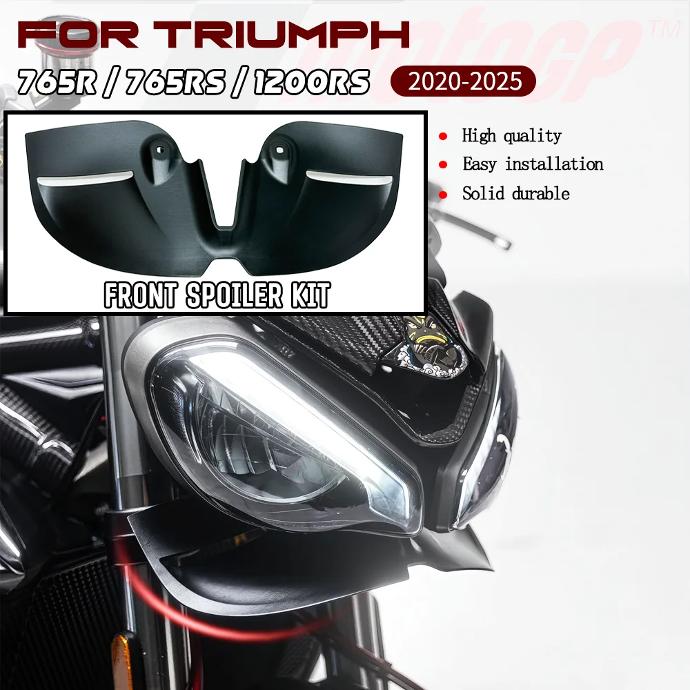  For Street Triple 765R/RS 1200RS 2020-2025 Front Lip Fixed Wing Fairing Front Spoiler Kit GP Wing Fixed Wing Spoiler Winglet
For Street Triple 765R/RS 1200RS 2020-2025 Front Lip Fixed Wing Fairing Front Spoiler Kit GP Wing Fixed Wing Spoiler Winglet