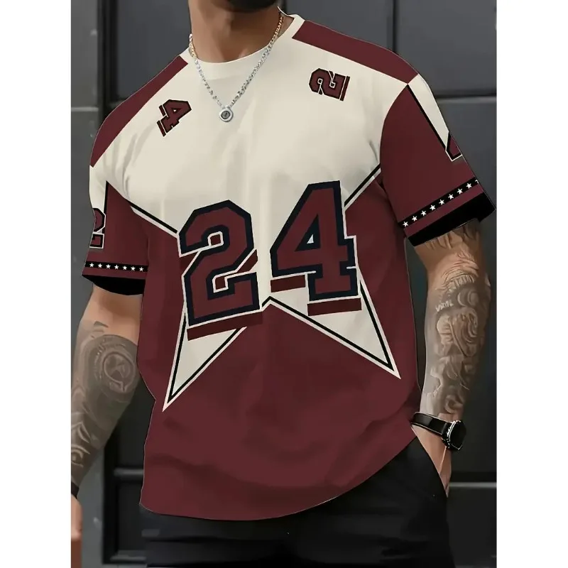 2025 летняя новая мужская футболка с 3D принтом, повседневная спортивная футболка с коротким рукавом в стиле хип-хоп, мужская быстросохнущая футболка 
2025 летняя новая мужская футболка с 3D принтом, повседневная спортивная футболка с коротким рукавом в стиле хип-хоп, мужская быстросохнущая футболка