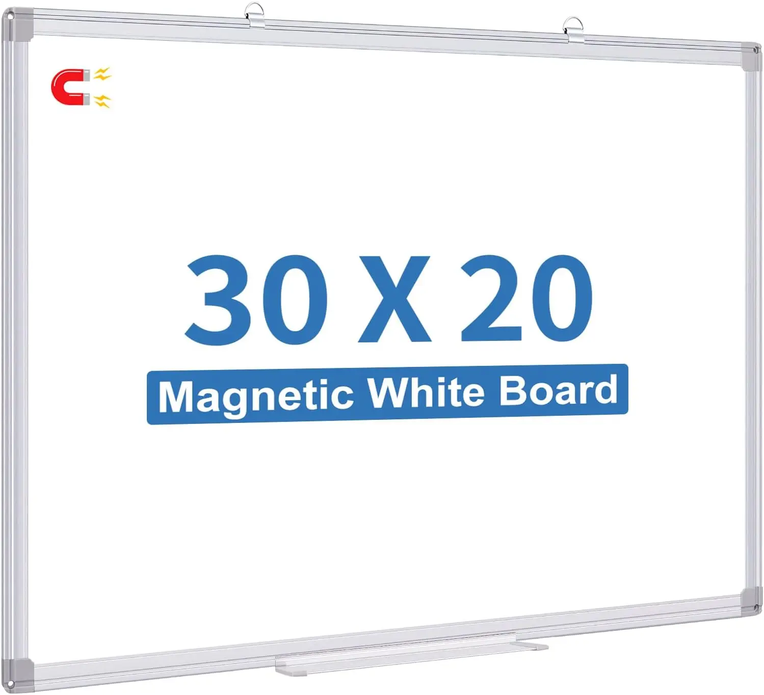 Double Sided Dry Erase Board 30x20 inch Magnetic Whiteboard for Wall, Aluminum Frame, Wall-Mounted or Hanging Writing Board with
Double Sided Dry Erase Board 30x20 inch Magnetic Whiteboard for Wall, Aluminum Frame, Wall-Mounted or Hanging Writing Board with