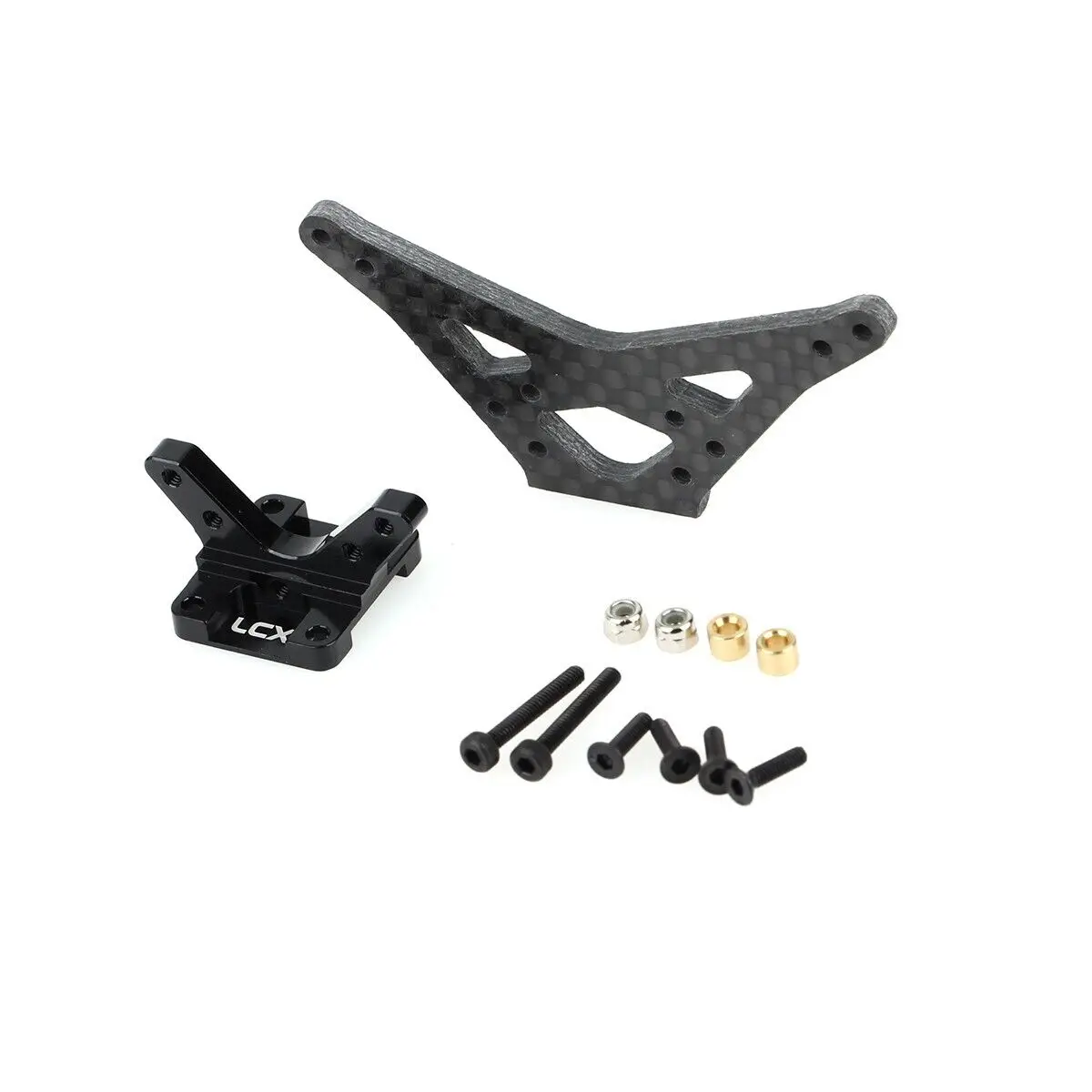 LCX Racing RC Car Carbon Fiber Rear Shock Tower for 1/16 Losi Mini-B Buggy Upgrades Parts Accessories
LCX Racing RC Car Carbon Fiber Rear Shock Tower for 1/16 Losi Mini-B Buggy Upgrades Parts Accessories