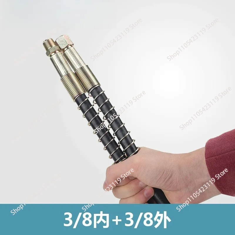 (1pcs) rubber hose, High-pressure hydraulic to-ol oil pipe,with 3/8 inch female and male threads, 70MPa
(1pcs) rubber hose, High-pressure hydraulic to-ol oil pipe,with 3/8 inch female and male threads, 70MPa