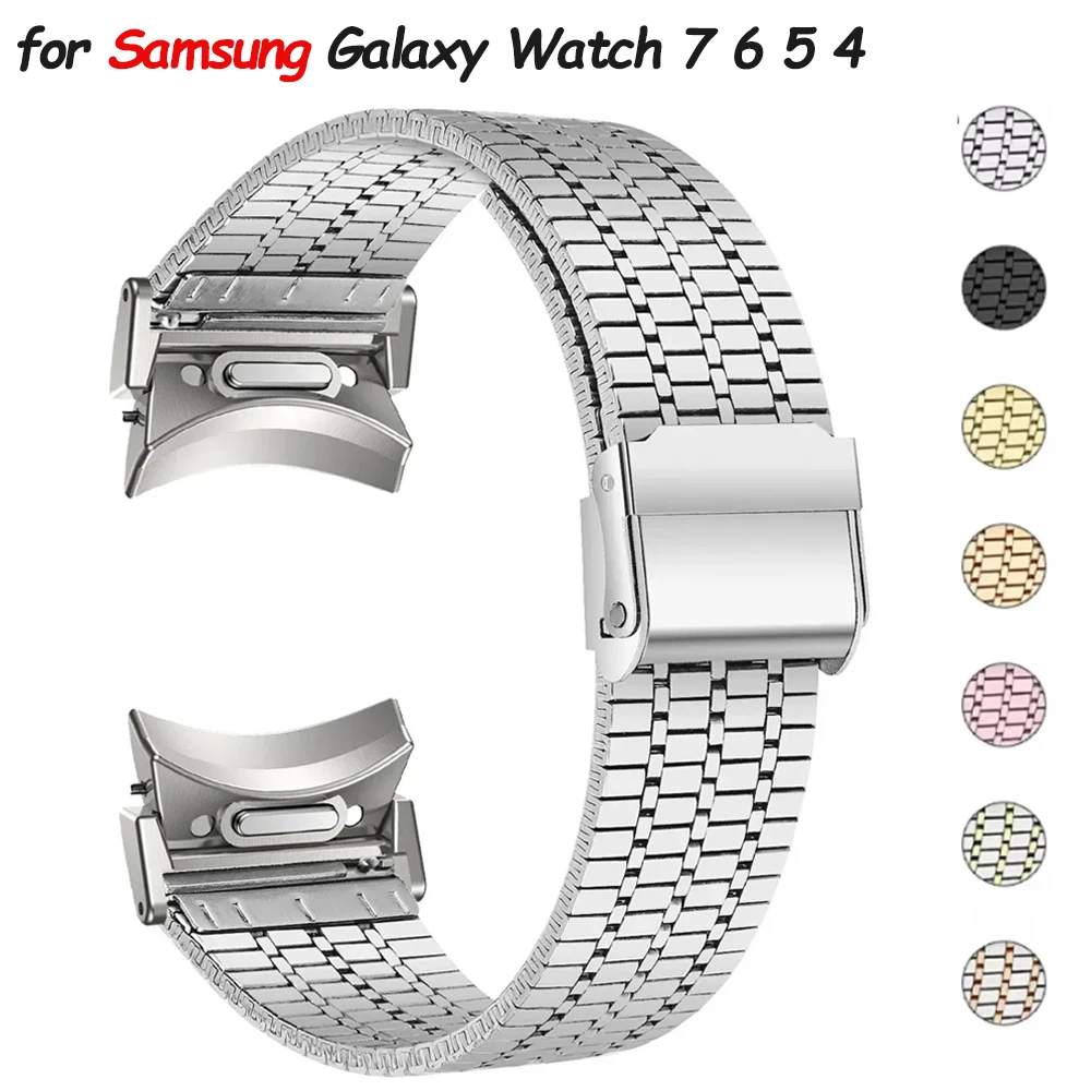 Ремешок из нержавеющей стали для Samsung Galaxy Watch 7 6 5 4 40 мм 44 мм 6 4 Classic 47 мм 43 мм Металлический браслет без зазоров для ремешка 5Pro 45 мм
Ремешок из нержавеющей стали для Samsung Galaxy Watch 7 6 5 4 40 мм 44 мм 6 4 Classic 47 мм 43 мм Металлический браслет без зазоров для ремешка 5Pro 45 мм