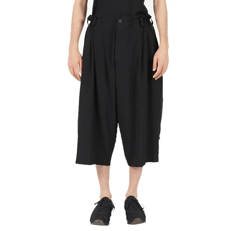 YOJI OOAK триацетатные укороченные брюки в японском стиле с эластичным поясом, брюками Harun и модными брюками
YOJI OOAK триацетатные укороченные брюки в японском стиле с эластичным поясом, брюками Harun и модными брюками