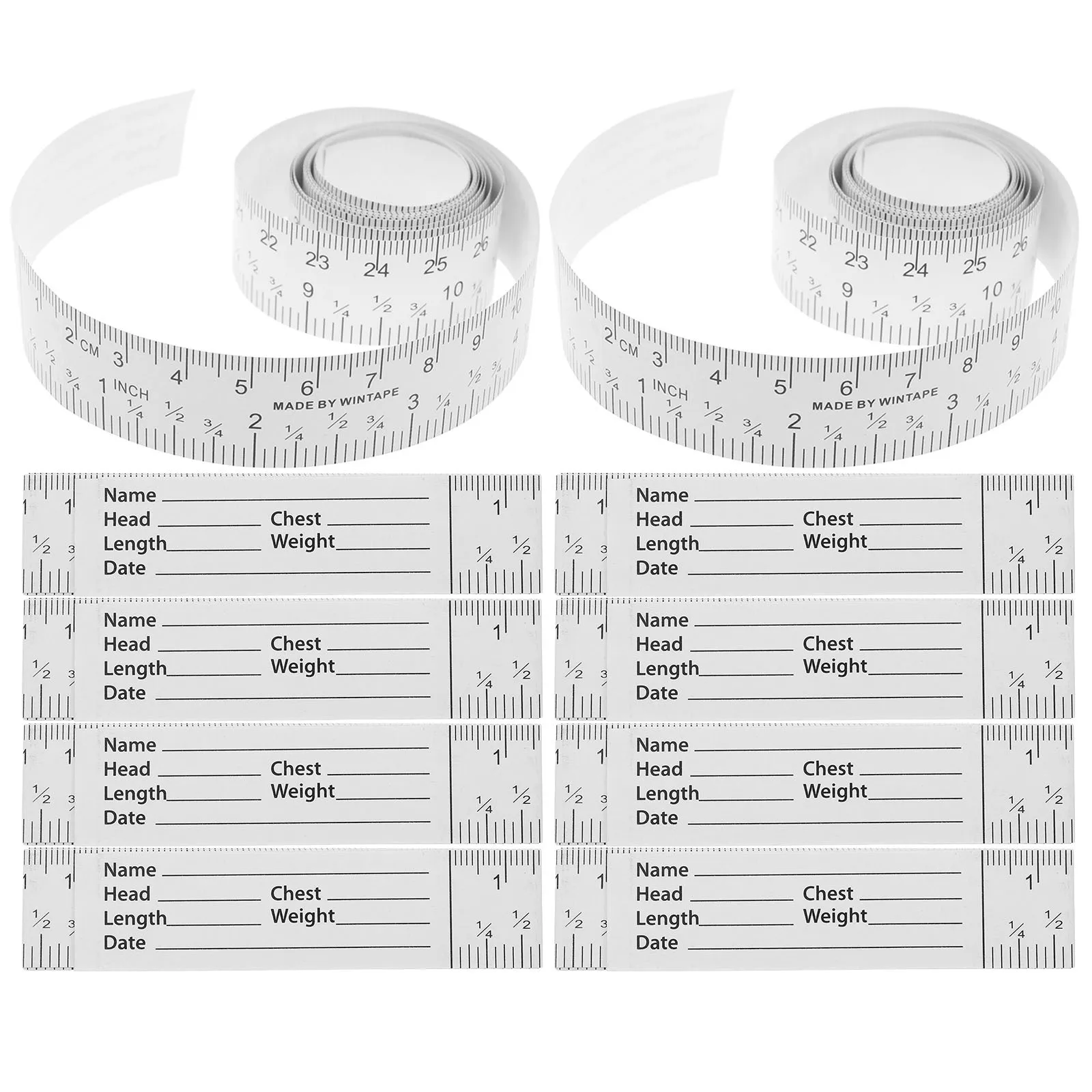 10Pcs Graduated Measuring Ruler Dual Scale Paper Tape Measure 152cm Centimeter Inch Scale Portable Lightweight for Architecture
10Pcs Graduated Measuring Ruler Dual Scale Paper Tape Measure 152cm Centimeter Inch Scale Portable Lightweight for Architecture