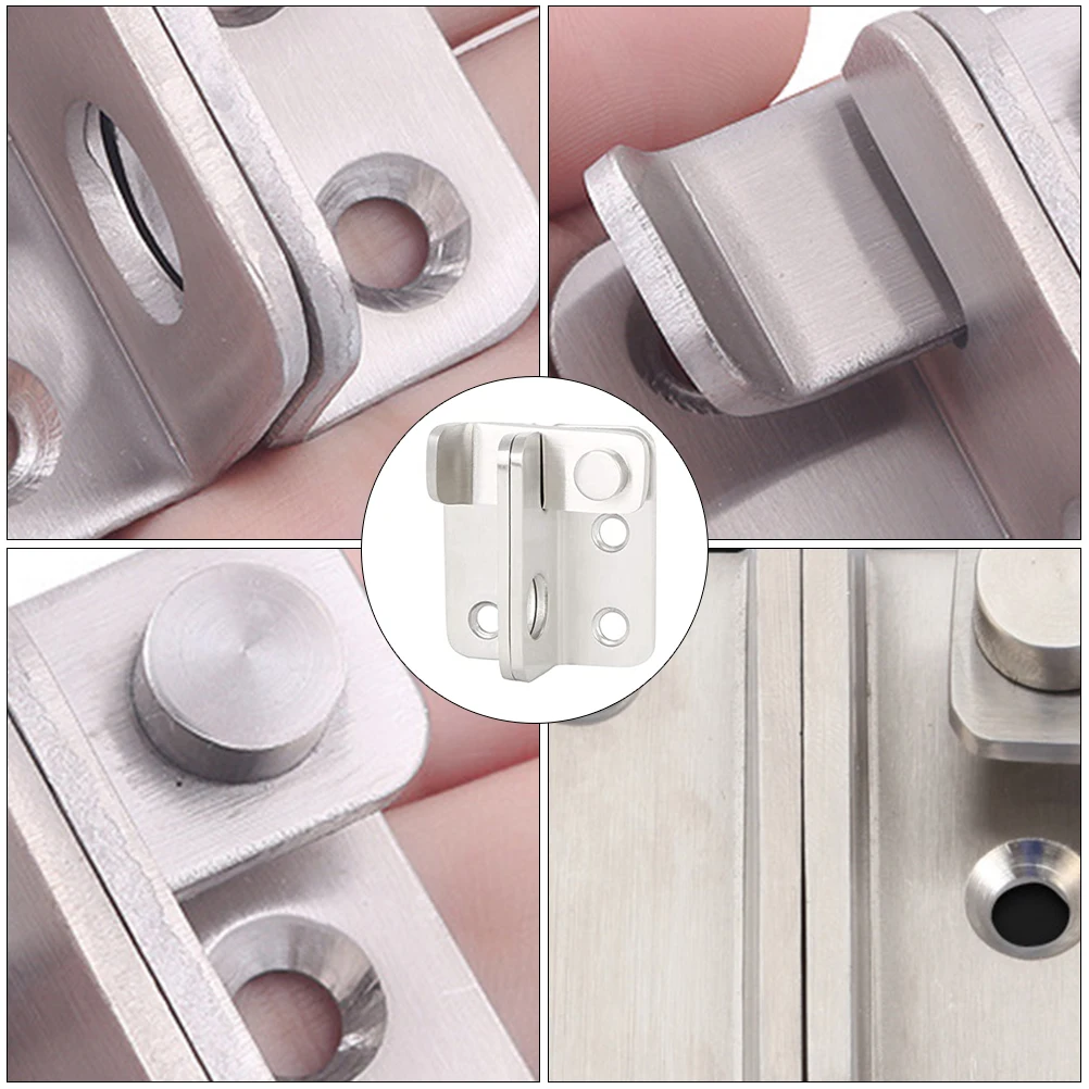 2 Sets The Fence Door Bolt Anti-theft Lock Baby Latches for Gates Stainless Steel Safety
2 Sets The Fence Door Bolt Anti-theft Lock Baby Latches for Gates Stainless Steel Safety