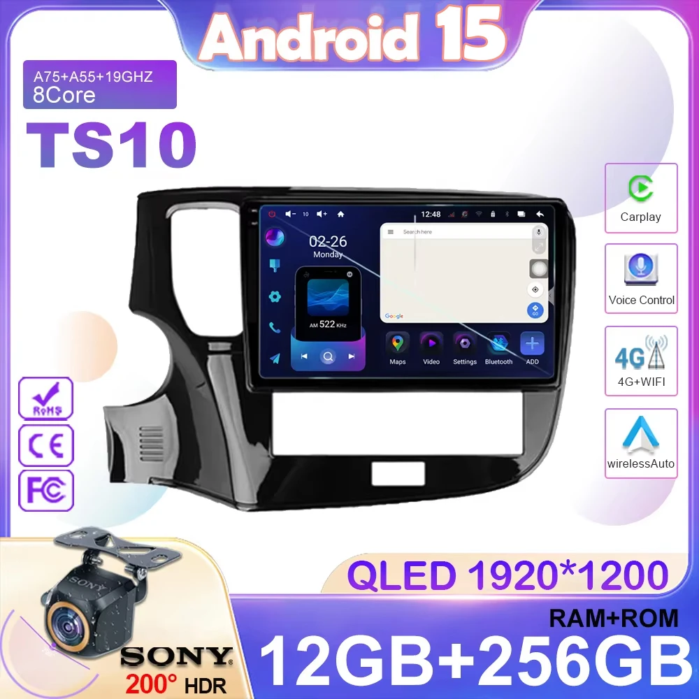 For Mitsubishi Outlander 3 III GF0W GG0W 2018 - 2021 Android 15 Car AutoRadio Multimedia Video Player GPS Navigation Carplay
For Mitsubishi Outlander 3 III GF0W GG0W 2018 - 2021 Android 15 Car AutoRadio Multimedia Video Player GPS Navigation Carplay