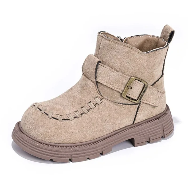 Модные кожаные ботильоны принцессы для девочек в стиле ретро, осень 202, нескользящие короткие ботинки на мягкой подошве, теплая детская обувь для маленьких девочек 
Модные кожаные ботильоны принцессы для девочек в стиле ретро, осень 202, нескользящие короткие ботинки на мягкой подошве, теплая детская обувь для маленьких девочек