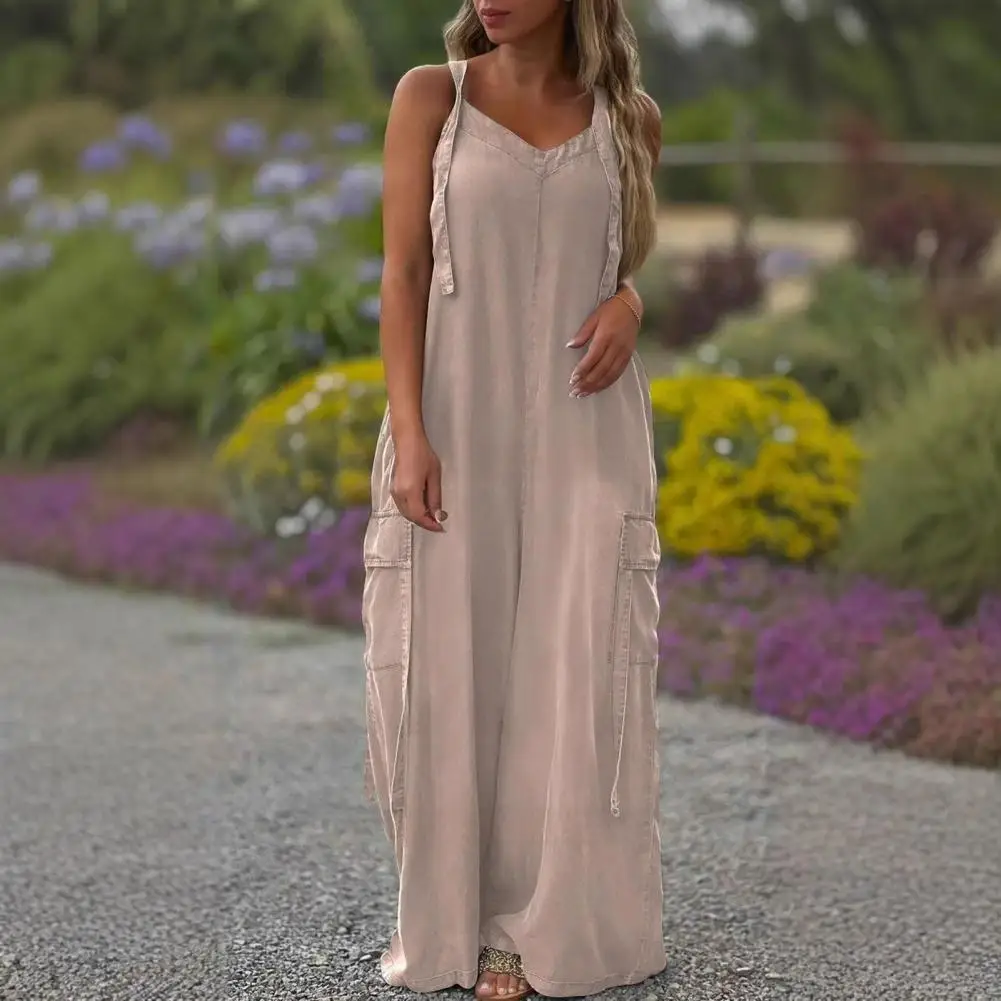 Sleeveless Summer Fashion Women Clothing Jumpsuit Backless Loose Overall Casual Ladies Clothing Casual Wide Leg Romper
Sleeveless Summer Fashion Women Clothing Jumpsuit Backless Loose Overall Casual Ladies Clothing Casual Wide Leg Romper