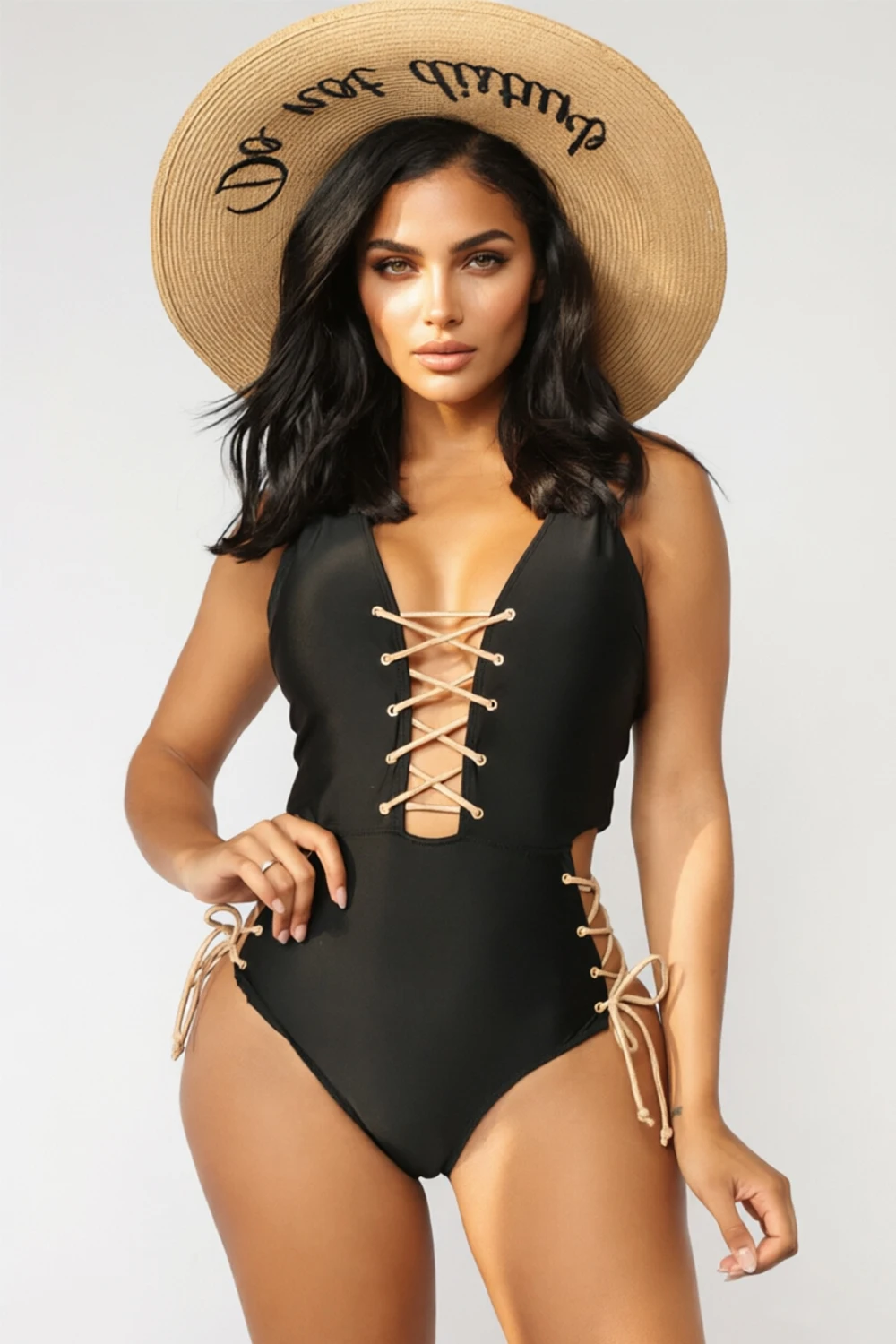 Luxury Cross Straps One Piece Swimsuit Women's Swimwear Fashion Mujer Deep V-Neck Bathing Suit Female Summer Vacation Beachwear
Luxury Cross Straps One Piece Swimsuit Women's Swimwear Fashion Mujer Deep V-Neck Bathing Suit Female Summer Vacation Beachwear