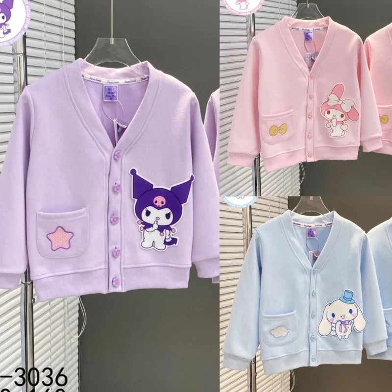 Sanrio My melody Kuromi Cinnamoroll children's new cute and creative cartoon pattern simple fashion soft and comfortable jacket
Sanrio My melody Kuromi Cinnamoroll children's new cute and creative cartoon pattern simple fashion soft and comfortable jacket