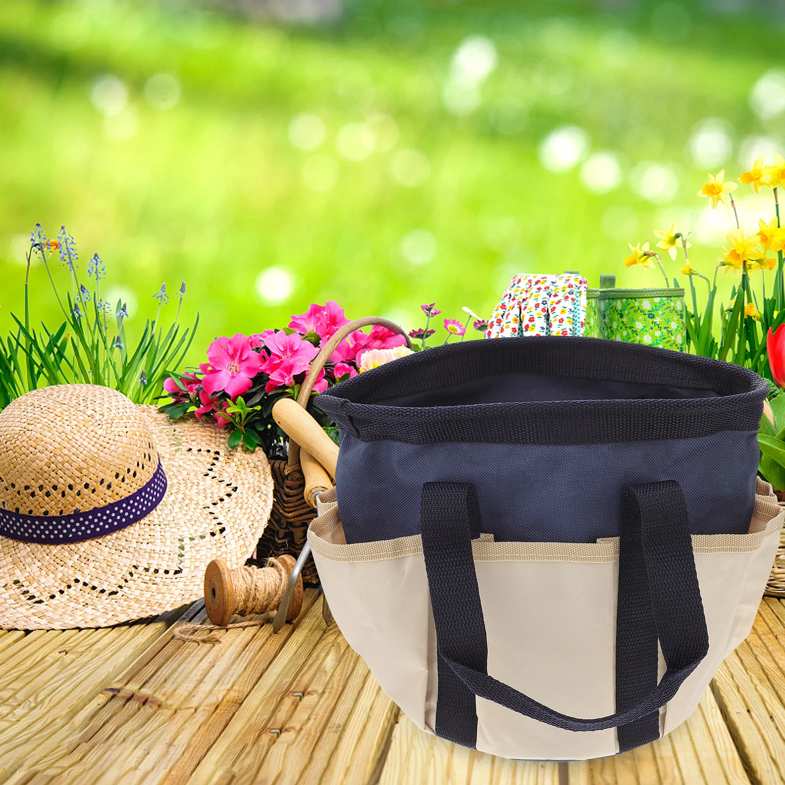 Garden Tool Bag Lightweight Oxford Cloth Toolkit Multiple Pockets Storage Organizer Gardening Duty Bags Portable Tote Outdoor
Garden Tool Bag Lightweight Oxford Cloth Toolkit Multiple Pockets Storage Organizer Gardening Duty Bags Portable Tote Outdoor