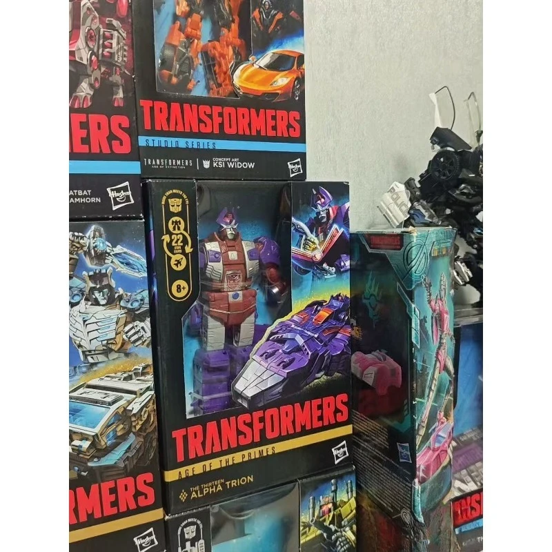 In Stock Hasbro Transformer Age of Primes Voyager Class Alpha Trion The Thirteen Primes Action Figure Robot Model Hobby Ornament
In Stock Hasbro Transformer Age of Primes Voyager Class Alpha Trion The Thirteen Primes Action Figure Robot Model Hobby Ornament