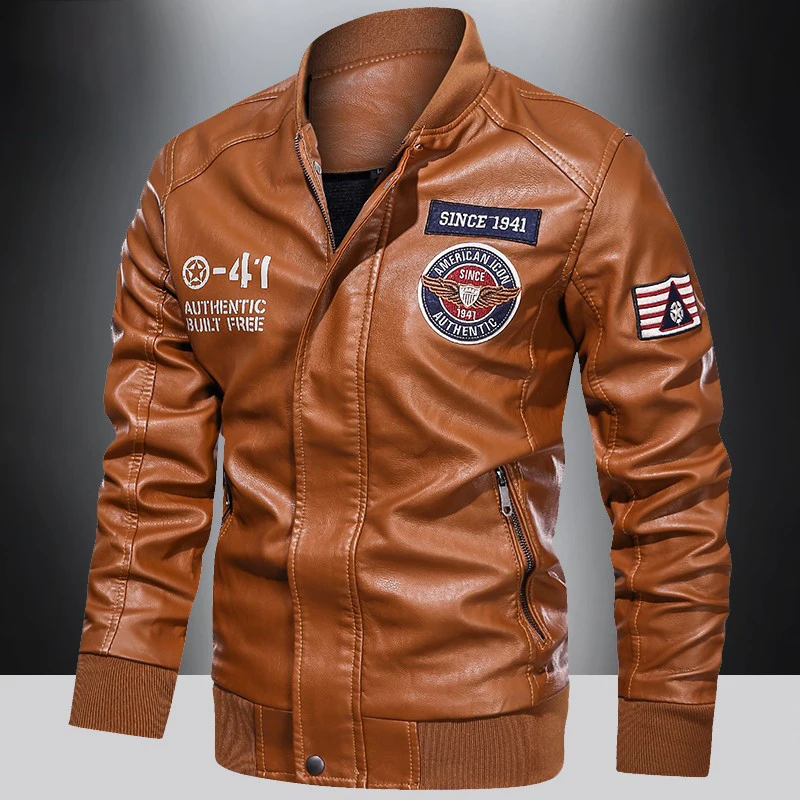 Casual Thiened PU Leather Jaet Cool Biker Sle Youth Men's Outerwear Trendy Autumn Winter New Arrival Faionable Coat
Casual Thiened PU Leather Jaet Cool Biker Sle Youth Men's Outerwear Trendy Autumn Winter New Arrival Faionable Coat