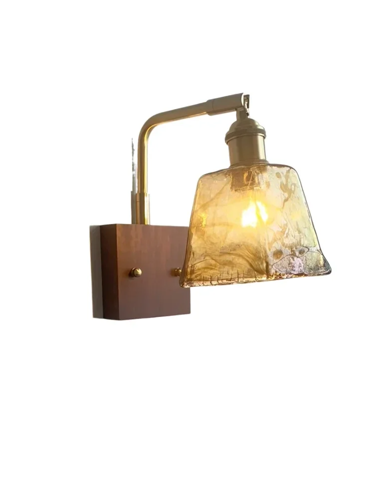 Wall lamp retro Japanese background wall brass study living room bedroom bedside bathroom dining room bed and breakfast lamp
Wall lamp retro Japanese background wall brass study living room bedroom bedside bathroom dining room bed and breakfast lamp
