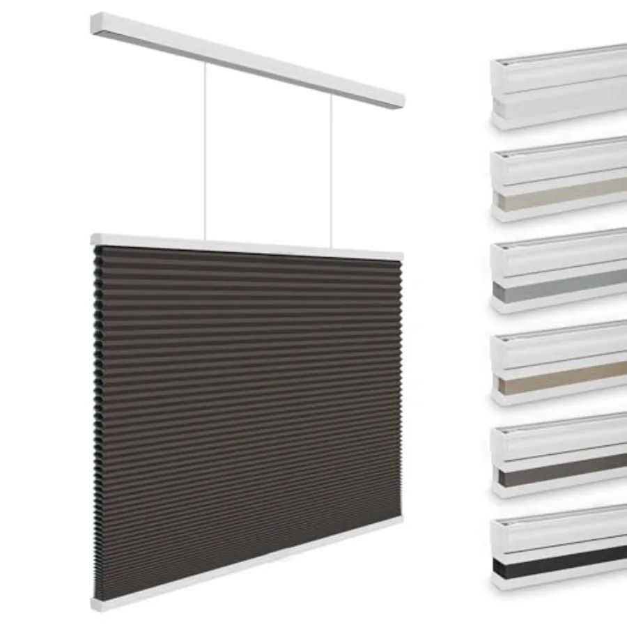out Top Down Bottom Up Cellular Shades, Cordless Honeycomb Blinds for Bedroom, Nursery and Bathroom, Total Privacy, Taupe, 33"
out Top Down Bottom Up Cellular Shades, Cordless Honeycomb Blinds for Bedroom, Nursery and Bathroom, Total Privacy, Taupe, 33"