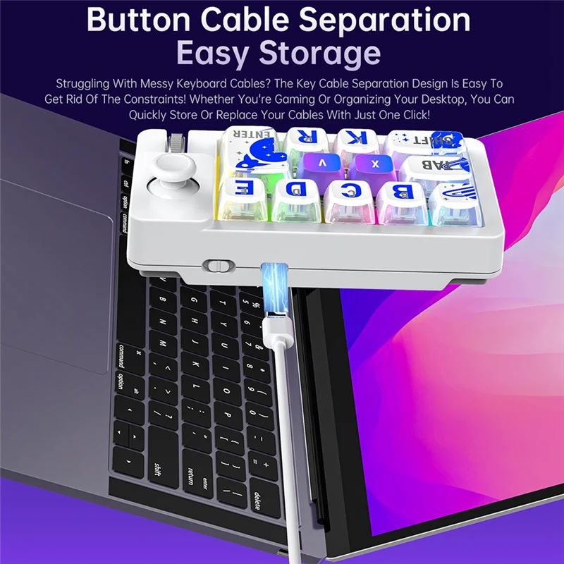 【Быстрая продажа】Беспроводной трехрежимный джойстик Макро определение Bluetooth 2,4G Проводной горячей замены макросов Механический игровой брелок
【Быстрая продажа】Беспроводной трехрежимный джойстик Макро определение Bluetooth 2,4G Проводной горячей замены макросов Механический игровой брелок